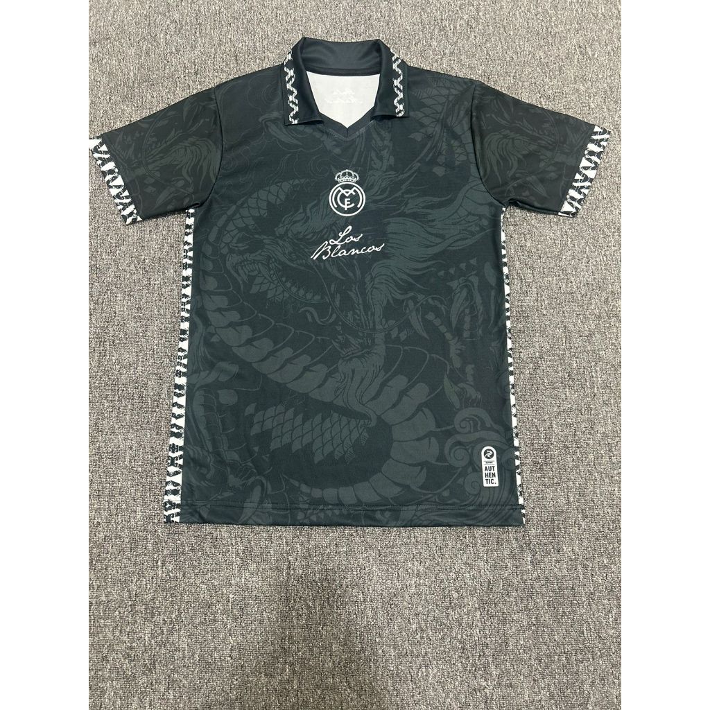 Jersey Real Madrid Hitam Naga Los Blancos 8.0 by rsport indonesia full printing - Baju Los Blancos m