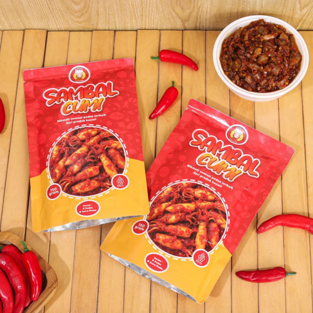 

SAMBAL CUMI KAYURI SAMBAL PEDAS GURIH SIAP SAJI