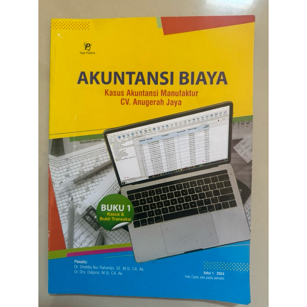 preloved buku praktikum akuntansi biaya daljono