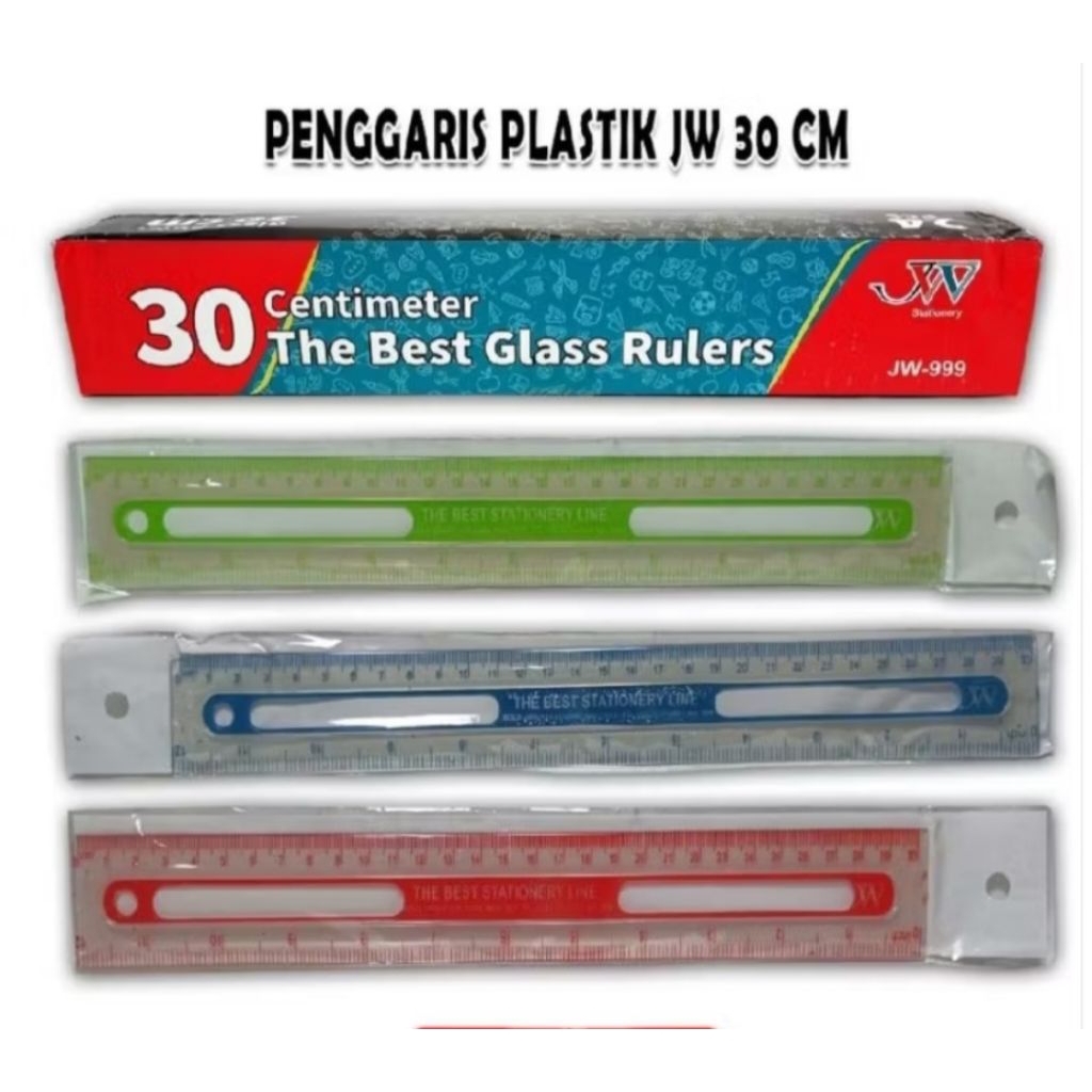 

Penggaris Plastik JW 30cm