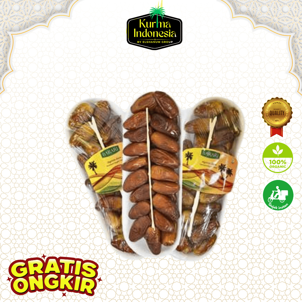 

Kurma Tunisia Barari Deglet Nour 250gr Premium Best Quality palm - Kurma Indonesia