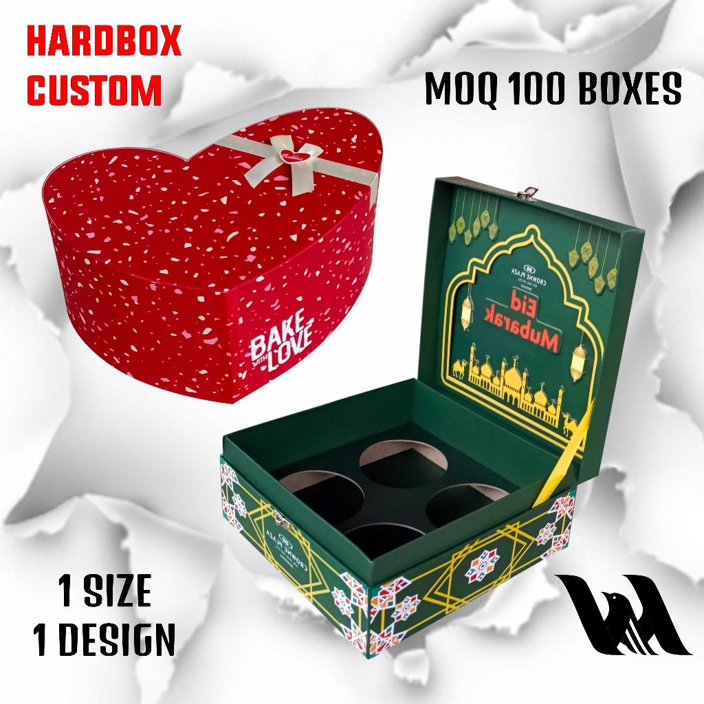 HARDBOX CUSTOM S - MOQ 100 - HAMPERS BOX - GIFTBOX - KOTAK KADO
