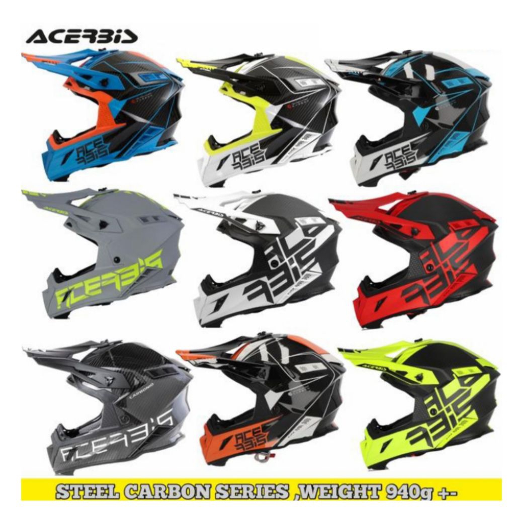 HELM ACERBIS TEEL CARBON NEW /HELM ACERBIS CARBON