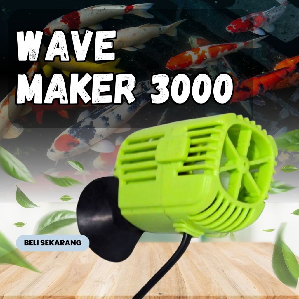 Mesin Wave Maker Kipas Pembuat Ombak Arus Aquarium Kolam ikan WM-3000