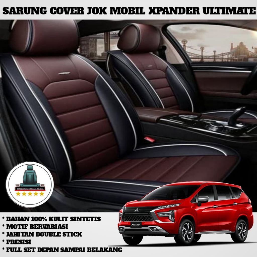 sarung jok mobil xpander Exceed 2019 full set semua baris bahan tebal