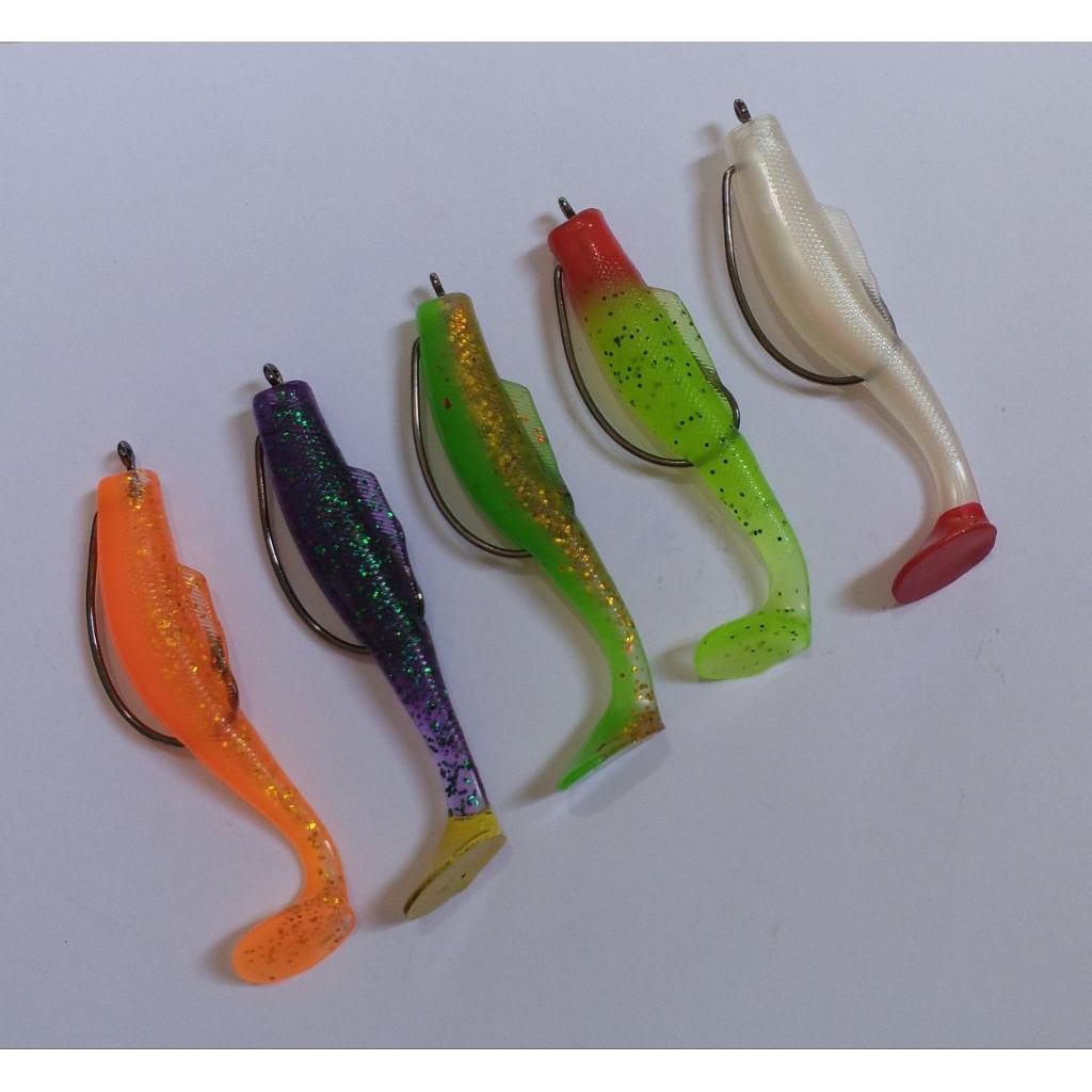 Soft Lure Zman 8cm + Worm Hook