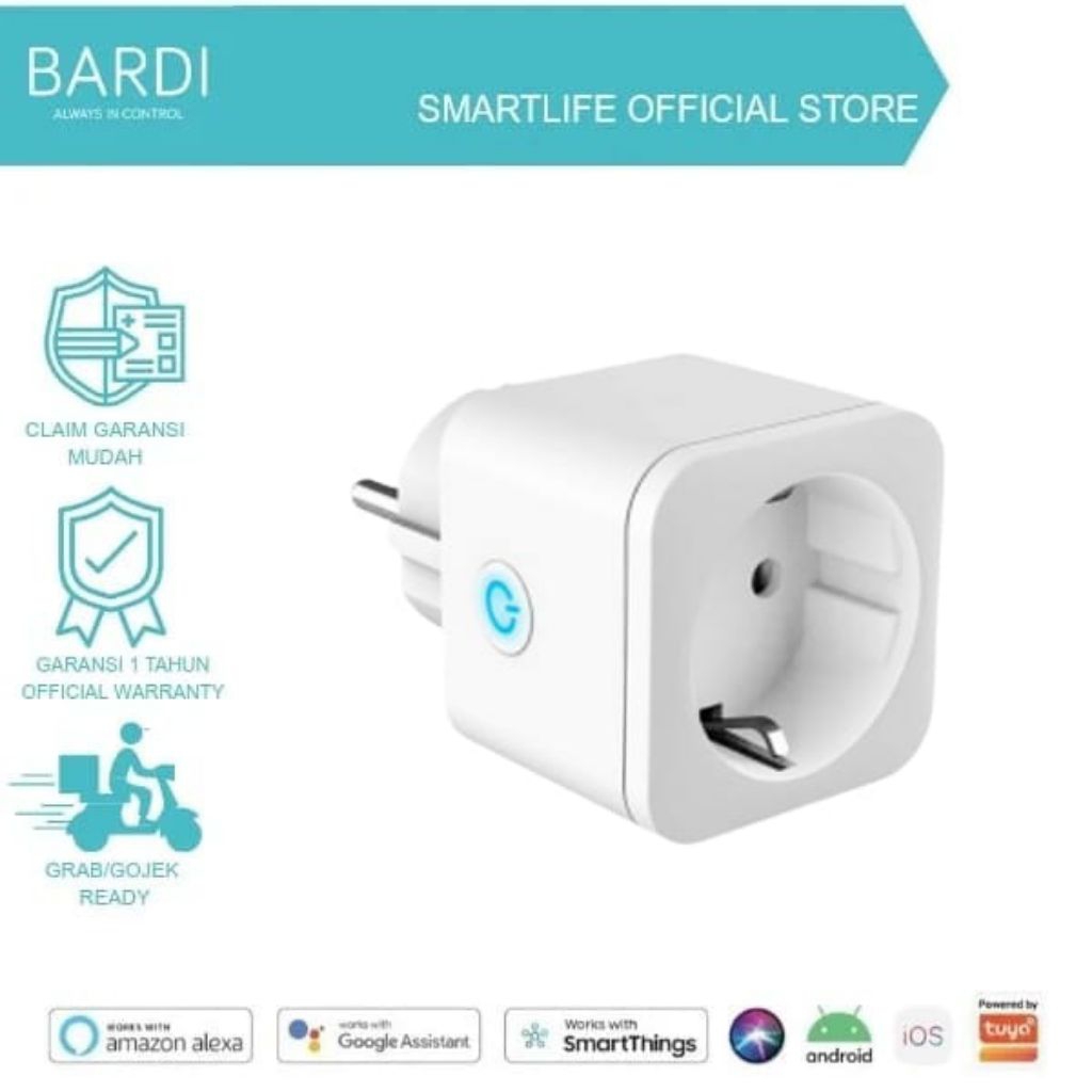 BARDI SMART PLUG WIFI - COLOKAN WIRELESS