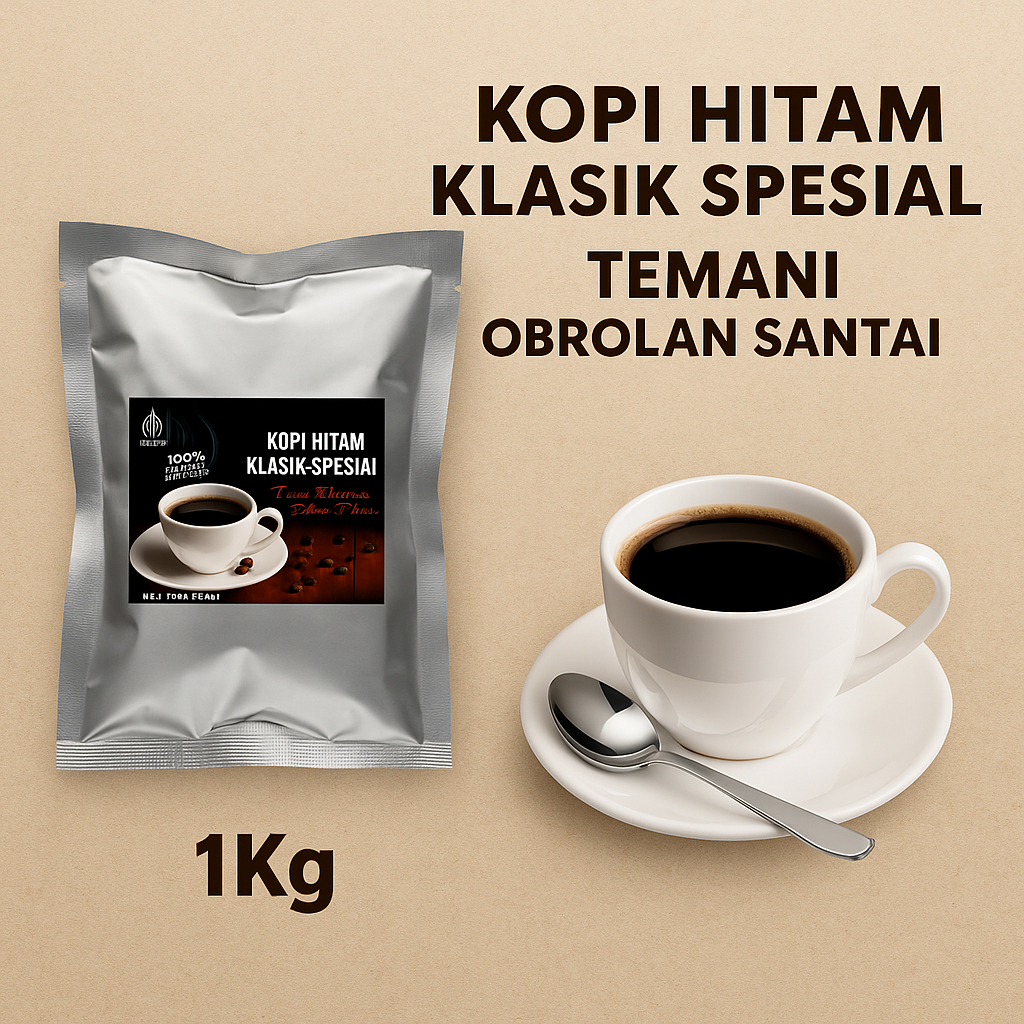 

Kopi Robusta Hitam Bubuk Spesial 1Kg