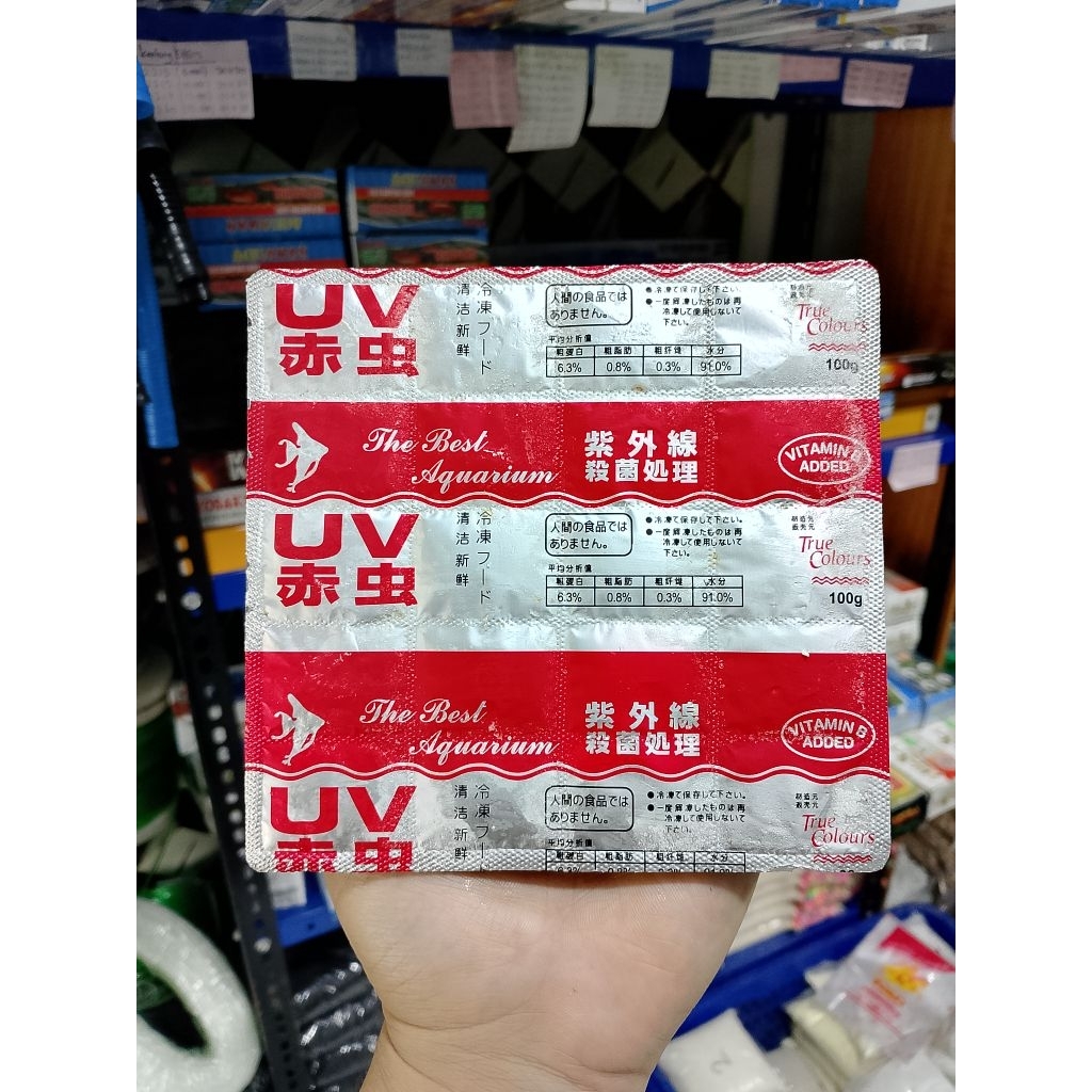 CACING BEKU // PAKAN IKAN, CUPANG, GUPPY,ARWANA,LOUHAN,CHANA // UV 20