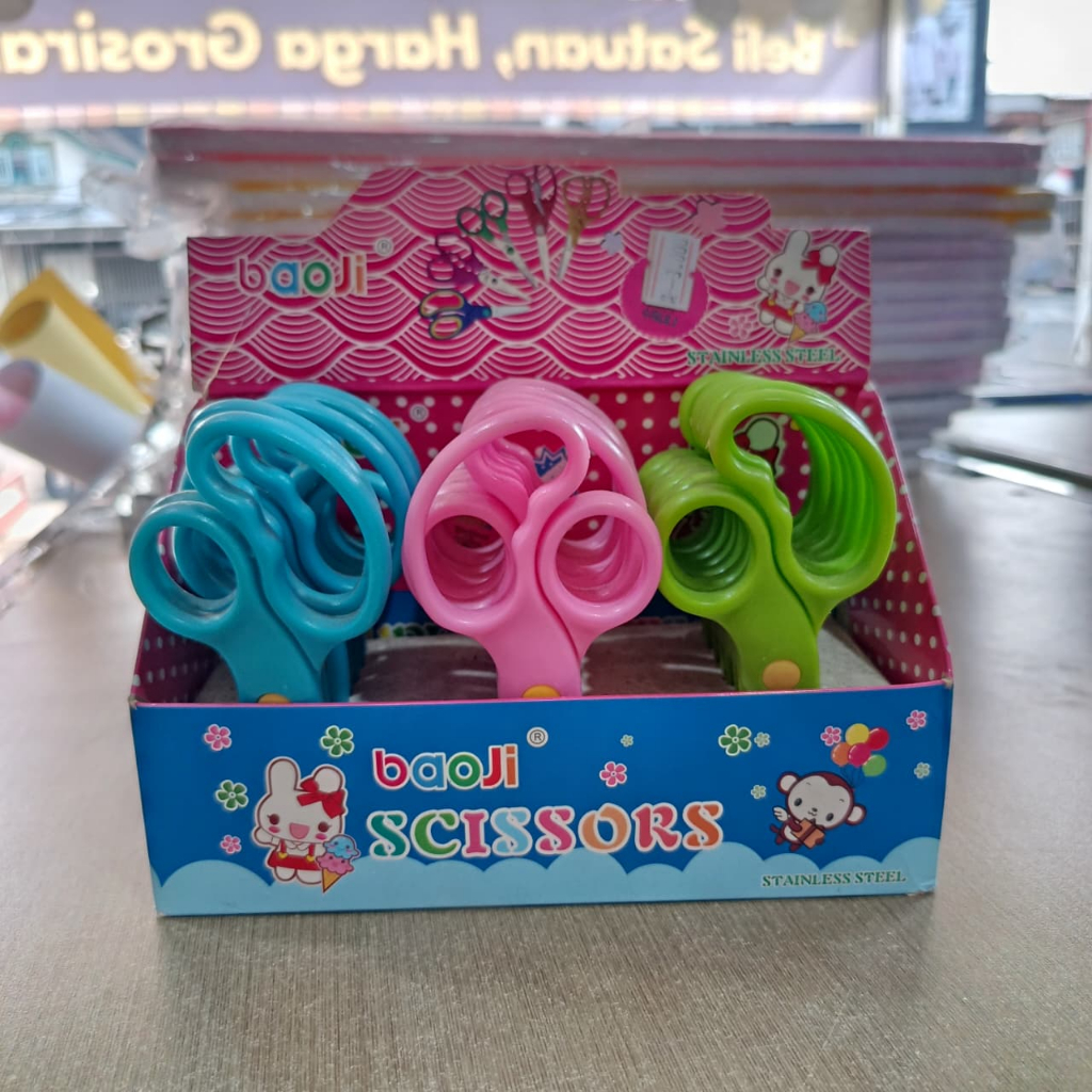 

BAOJI Gunting Kertas Gunting Anak Gunting Plastik