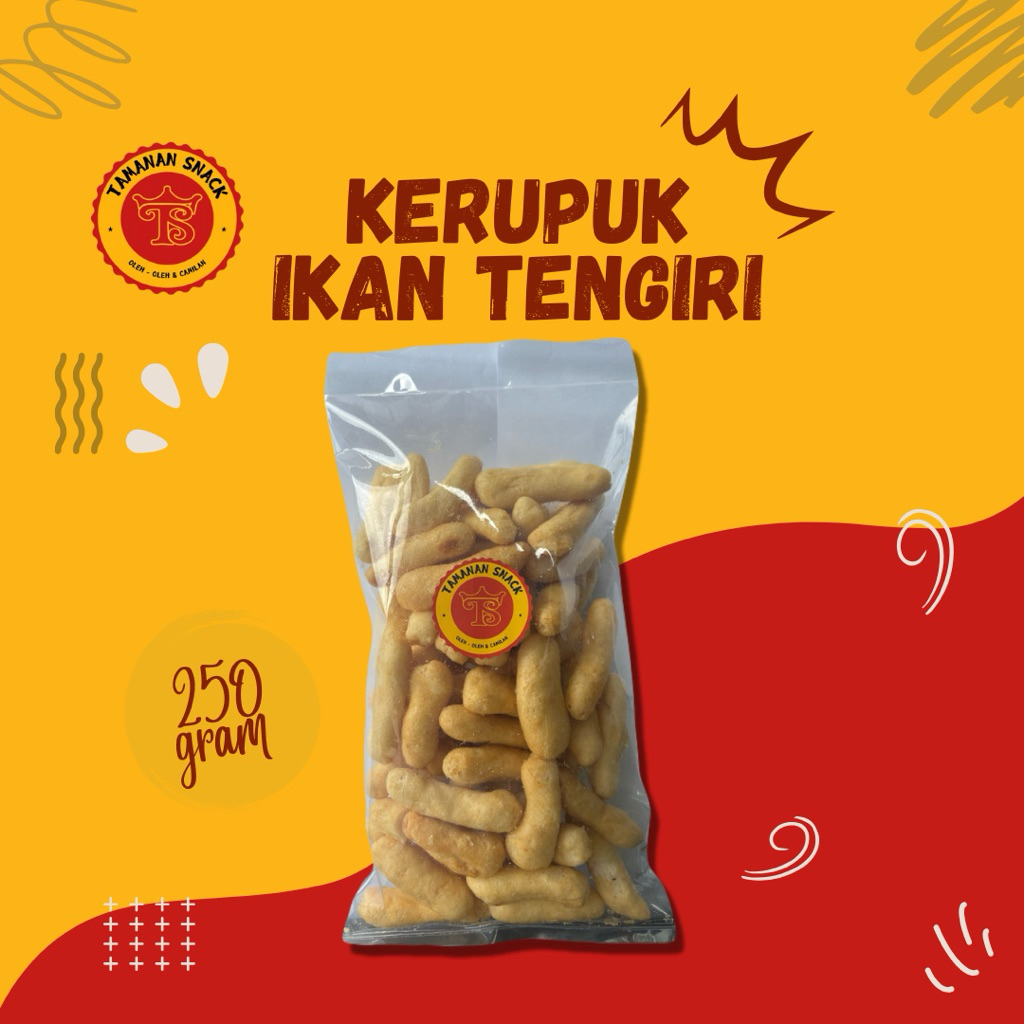 

Kerupuk Ikan Tengiri(DBLN)/250gram