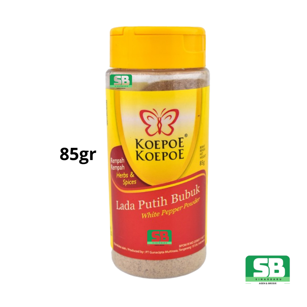 

KoePoe KoePoe Lada Putih Bubuk Botol 85gr