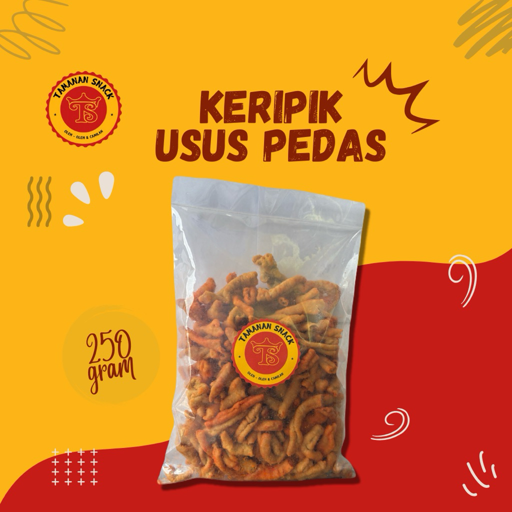 

Keripik Usus Pedas(GTG)/250gram