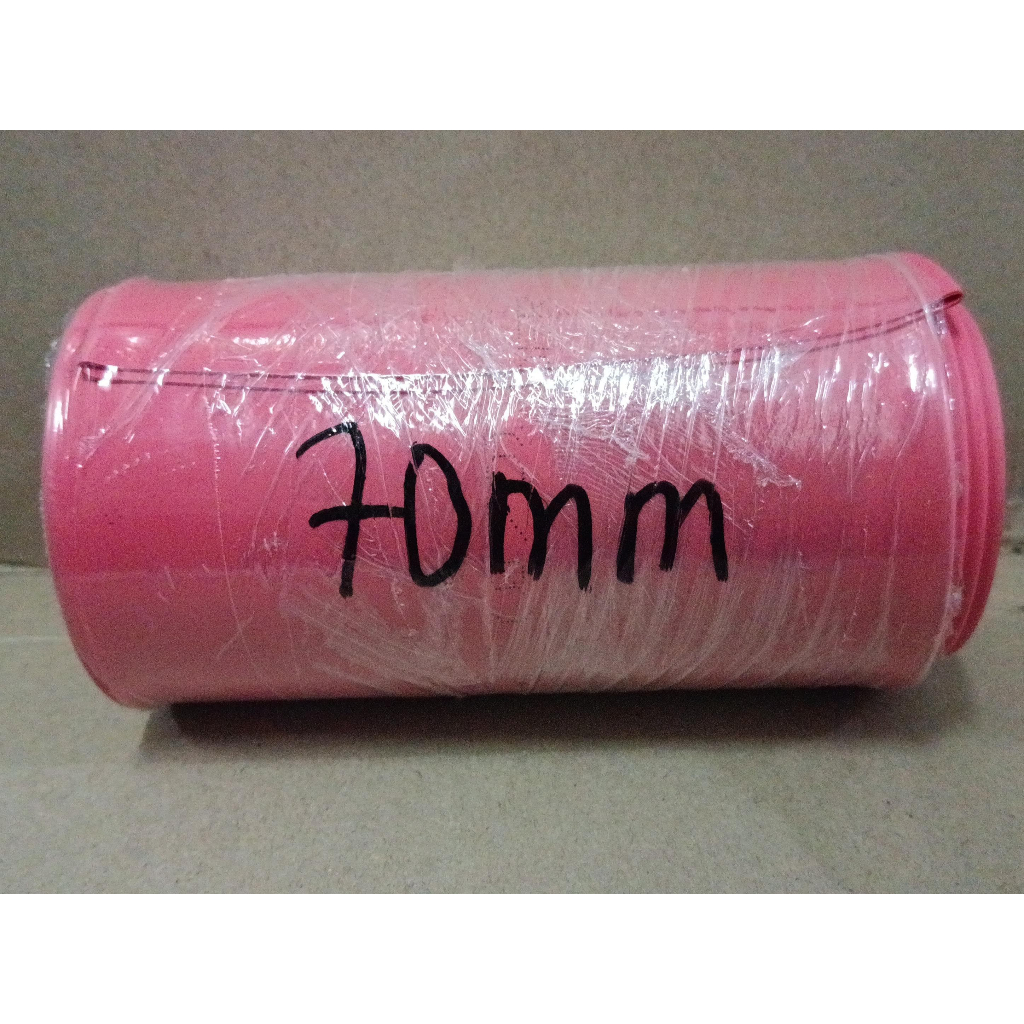 8459 heatshrink heat shrink tube selongsong bakar 70mm 70 mm merah 1meter