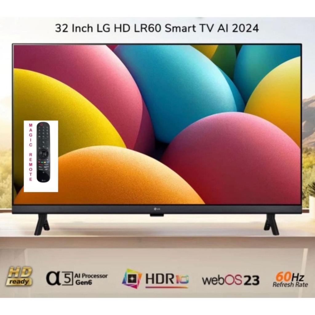 LG 32 INCH 32LR600 SMART TV HD WEBOS MAGIC REMOTE 32LR600BPSA