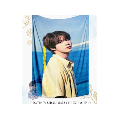 (CO) Selimut Custom BTS Member KIim Seok Jin