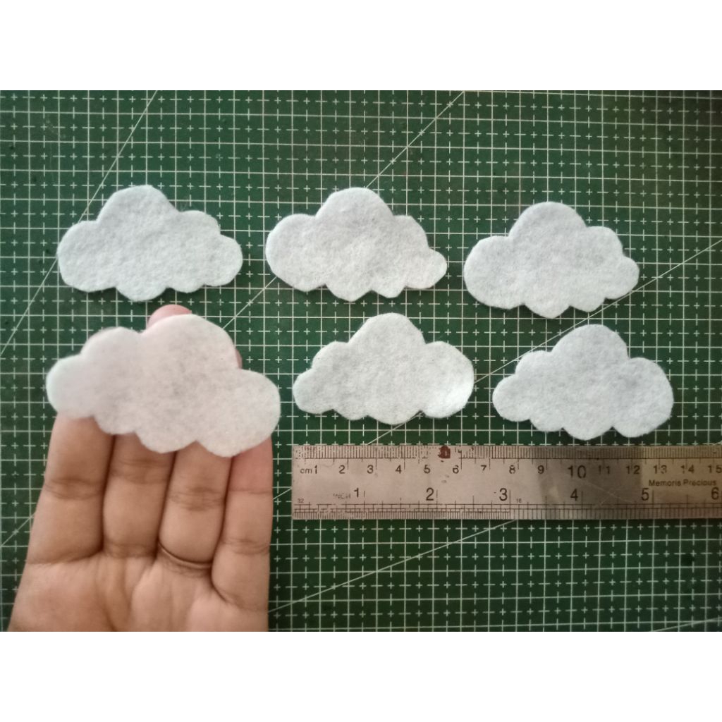 aplikasi flanel bentuk awan