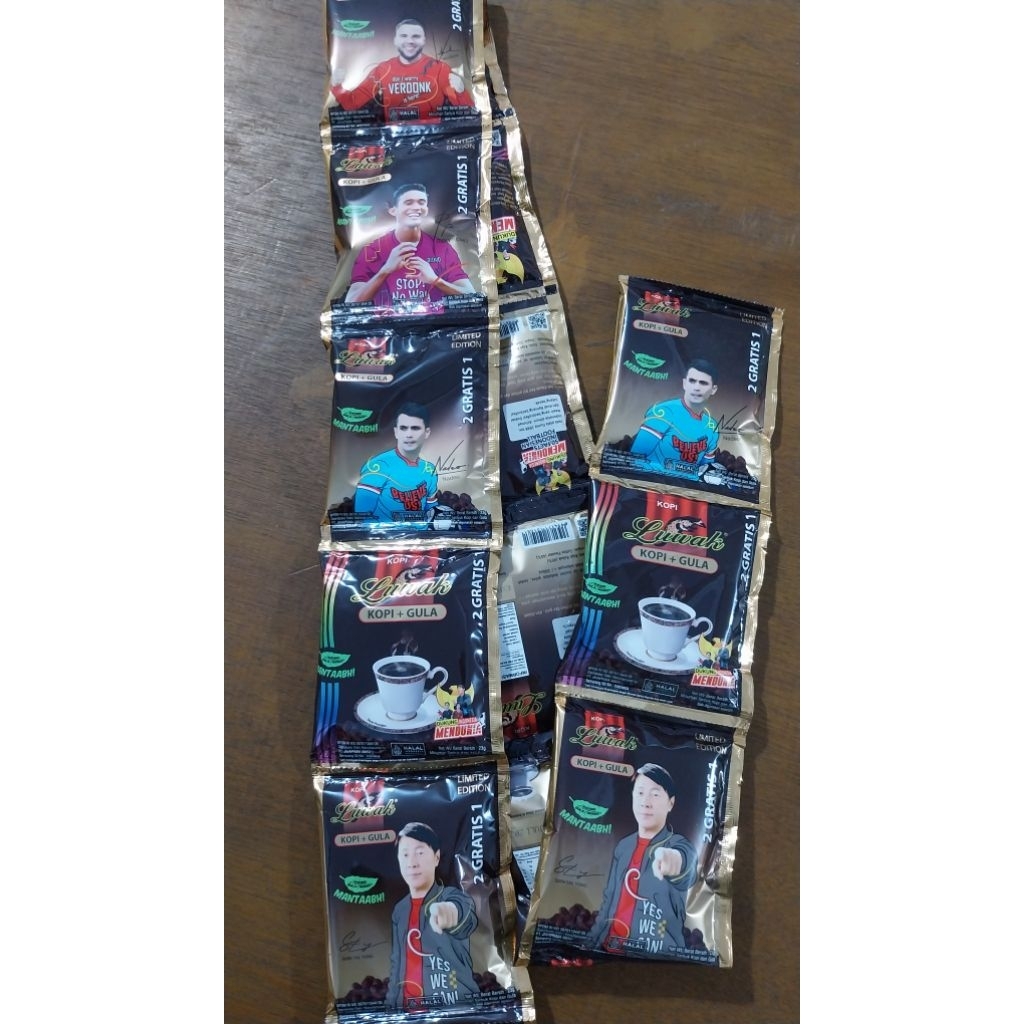 

Kopi Luwak Hitam 1 Renceng isi 15