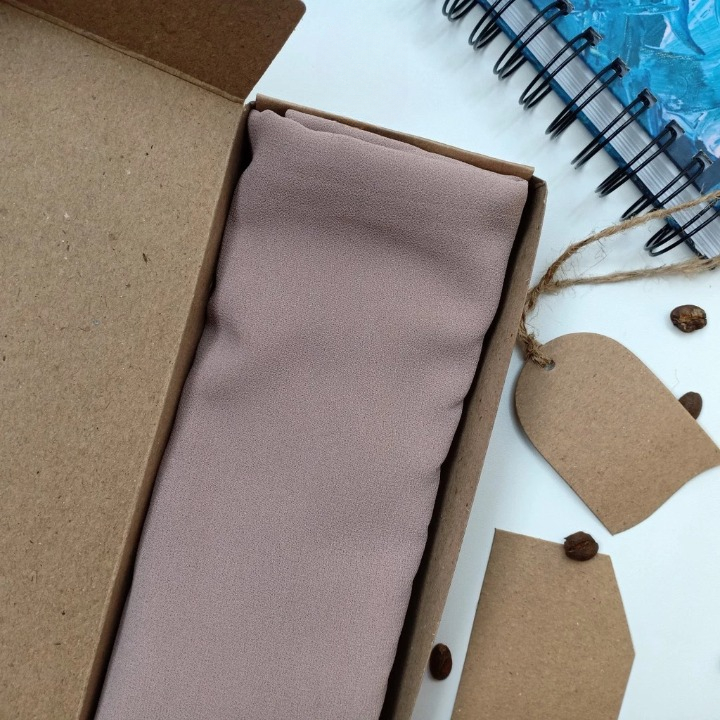 

BOX HIJAB LONG PAPERBOX BOX PERSEGI PANJANG BROWN CRAFT PAPER BOX