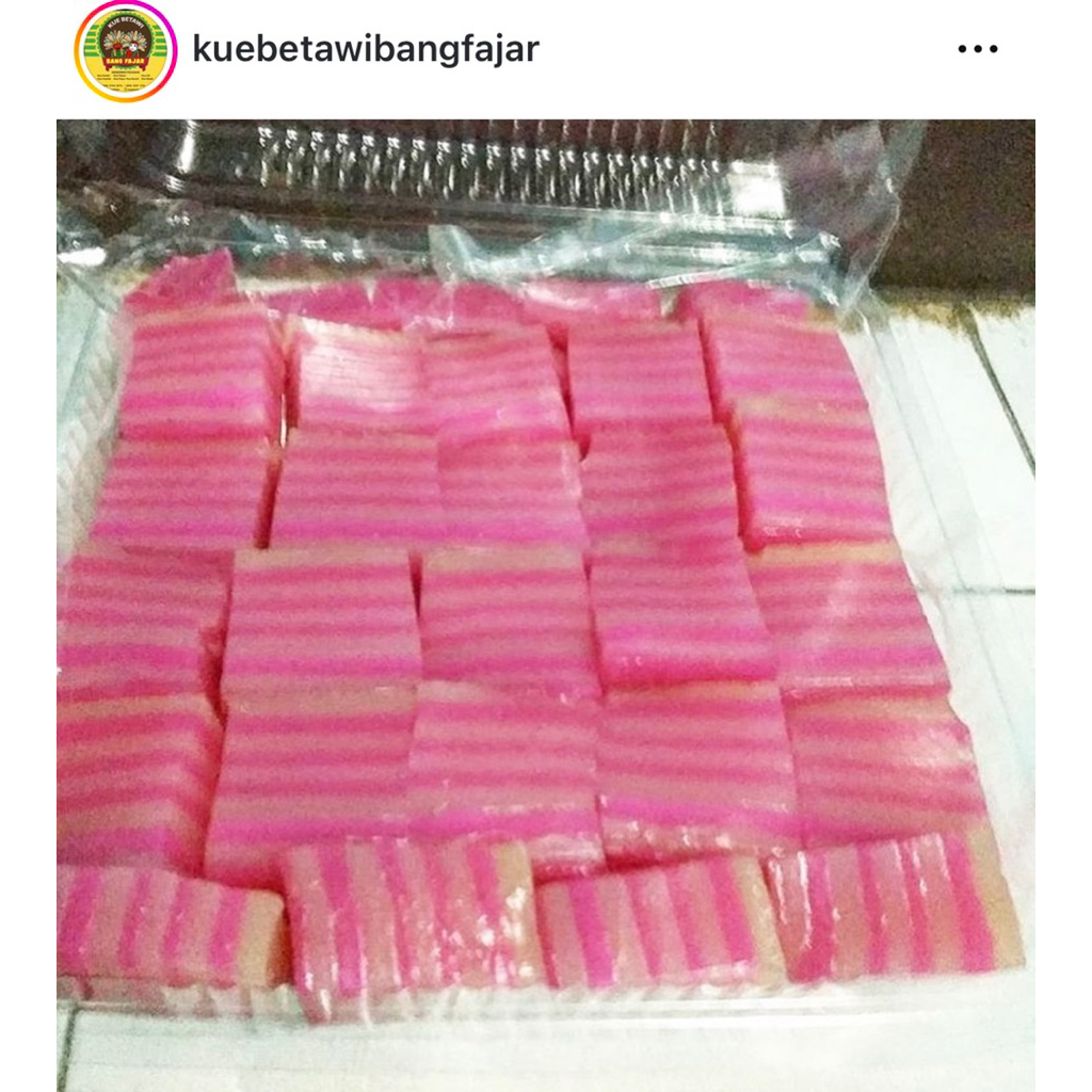 

kue pepe /kue lapis/ kue basah/ oleh-oleh jakarta 25cm 2kg