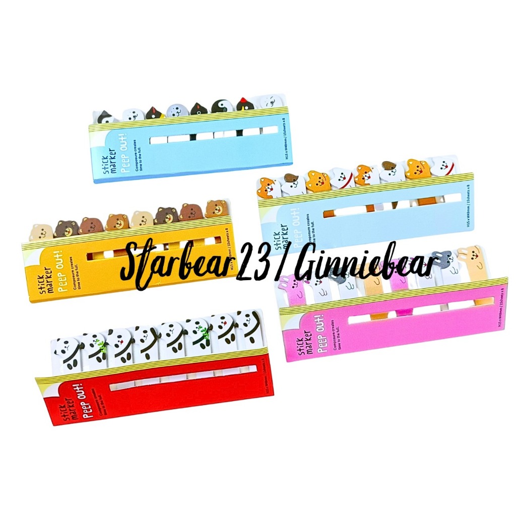 

STICKY NOTE/PEMBATAS BUKU PANDA ANIMAL