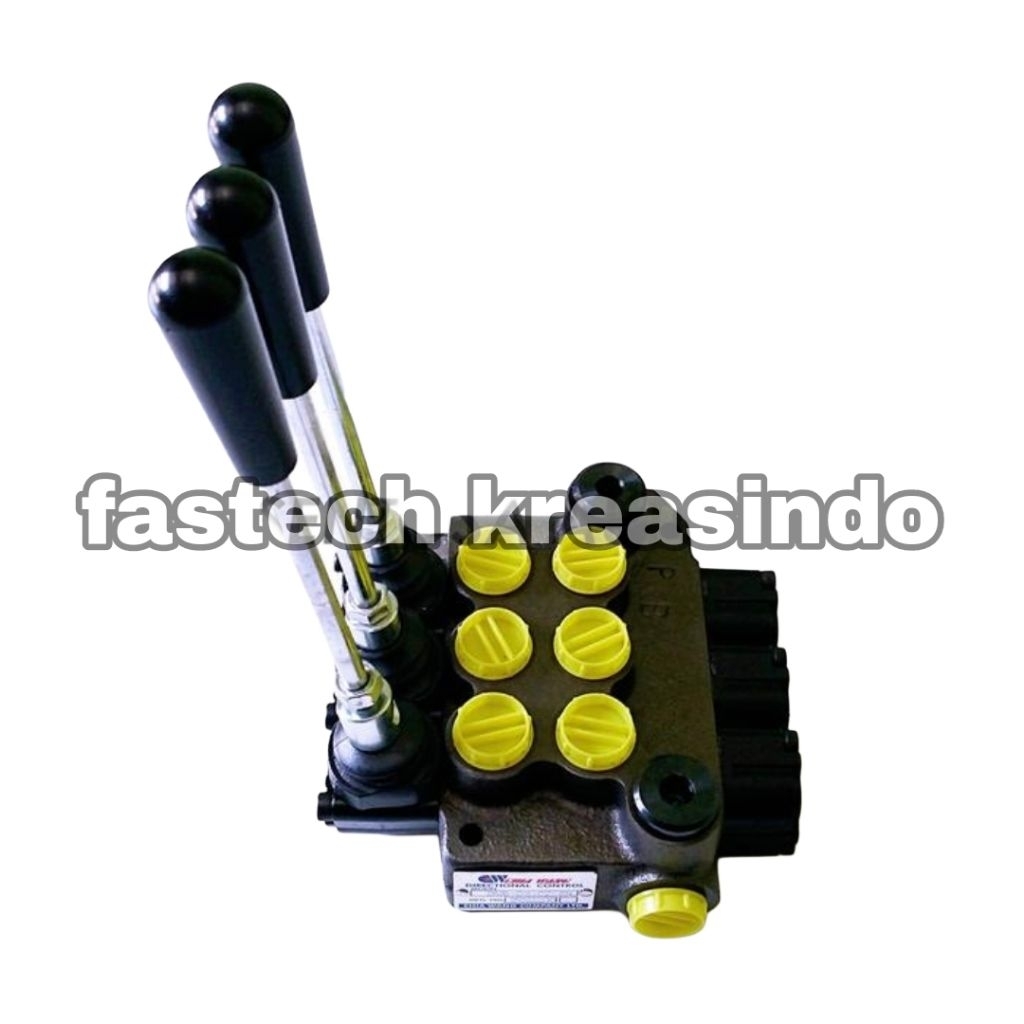 HAND VALVE MONOBLOCK 3/8"INCH 35L 320BAR 3-BANK SPRING CHIA WANG DMB-03-C2-3N