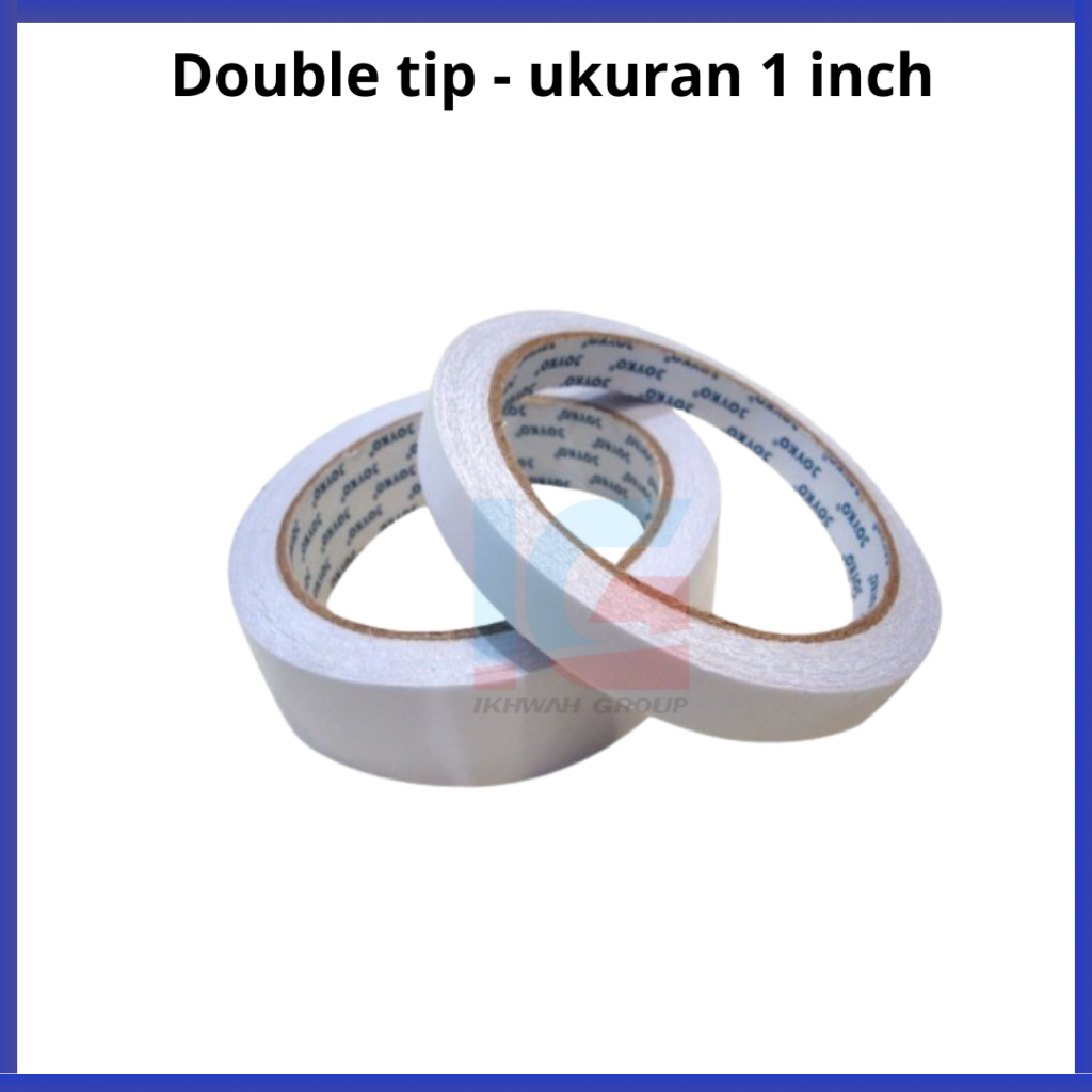 

Double Tip kertas ukuran 1 inch serbaguna