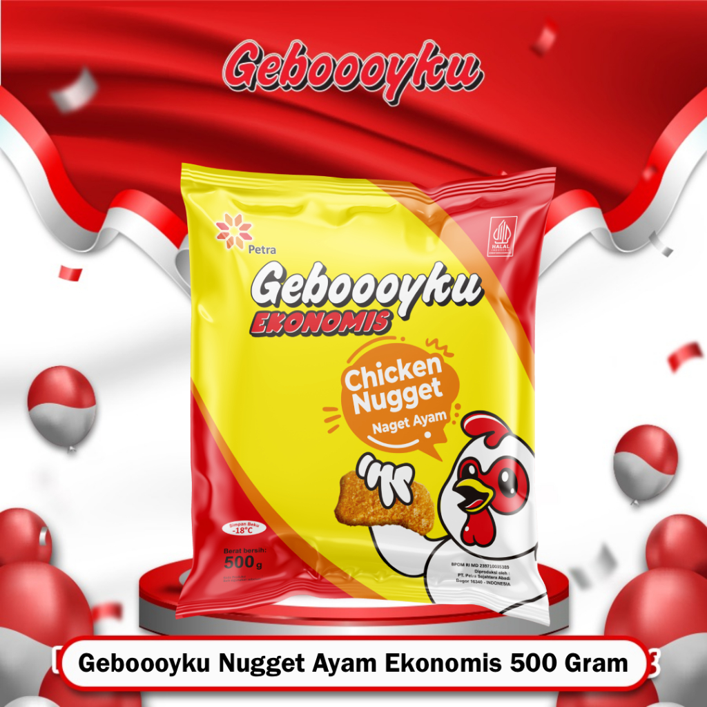 

Gebooyku Nugget Ayam Ekonomis 500 Gram