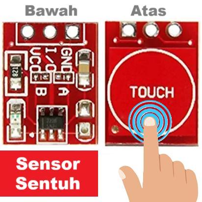 TTP223 Touch Sensor Capacitive Module Sensor Sentuh TTP 223 Touch Key Switch
