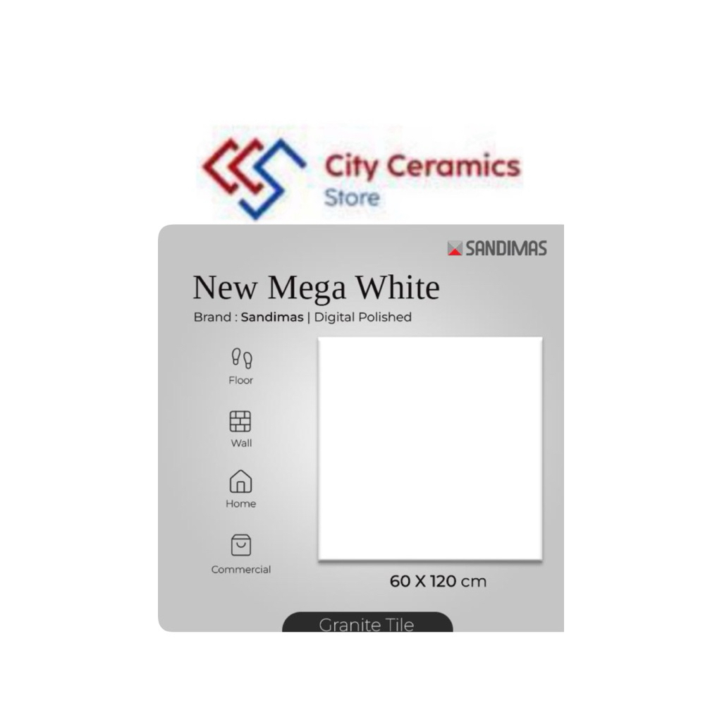 GRANIT SANDIMAS NEW MEGA WHITE 60x120