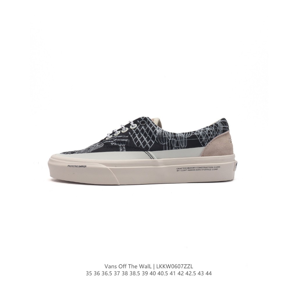 Vans Era X C2H4 Virtual Reality Alpha Black White VN0A5EFN626 Sepatu Sneakers Original Premium Pria 