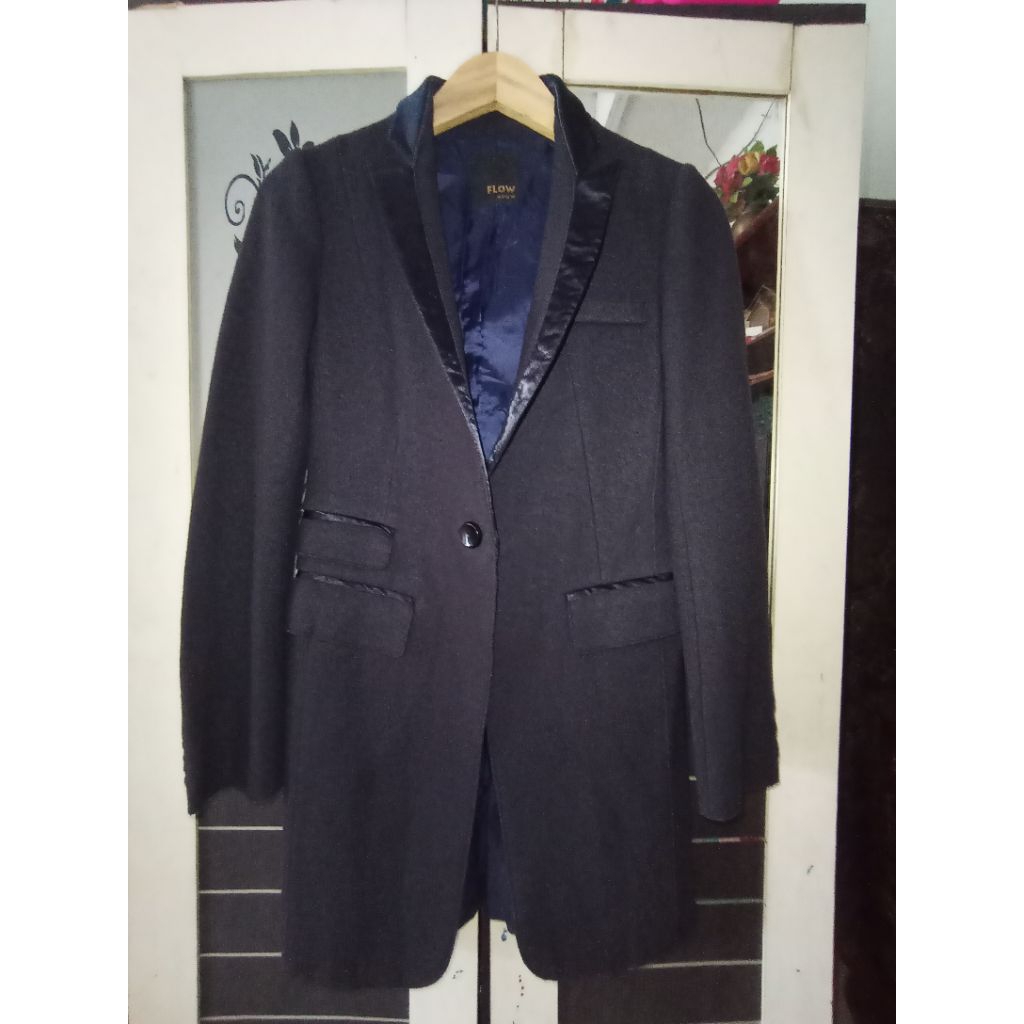 Long Coat Blazer Wol PL