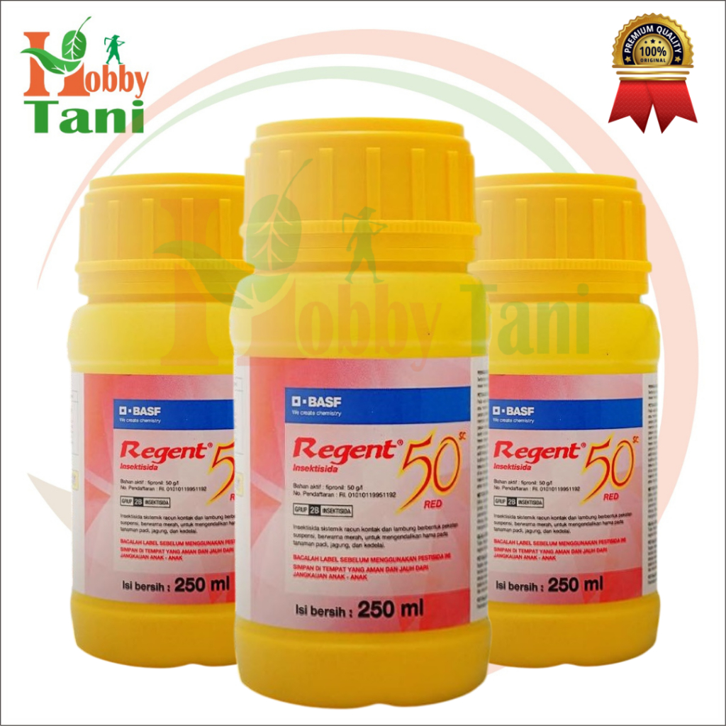 Regent Red 50SC Insektisida Sistemik Plus ZPT Obat Hama Serangga Tanaman Hias Bunga Buah Sayuran