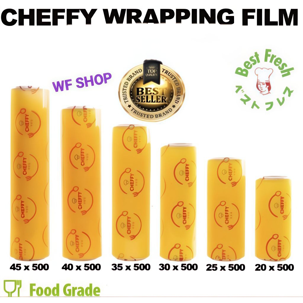 Wrapping Film Cheffy Bestfresh Plastik pembungkus makanan Plastik wrapping roll makana...