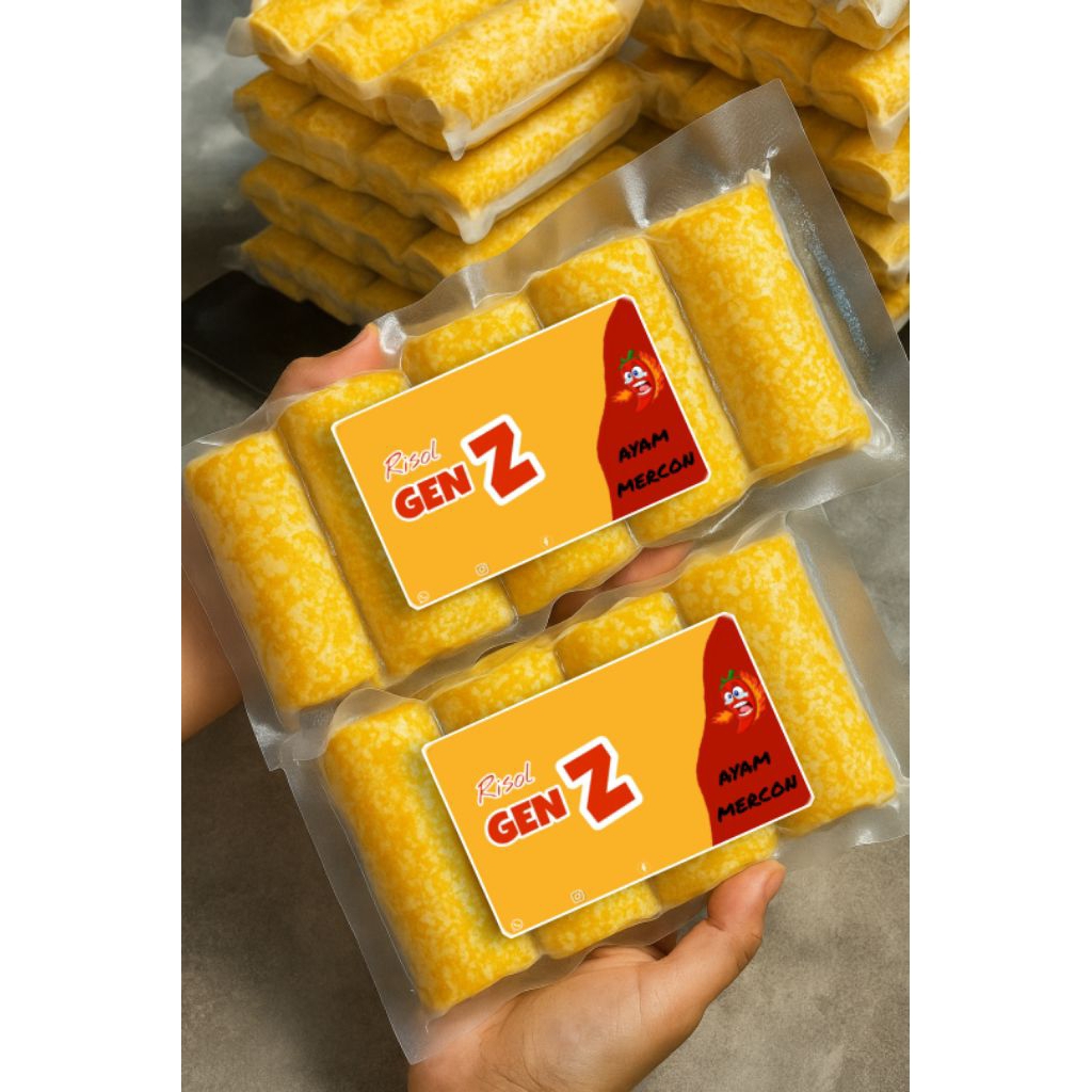 

RISOL GEN Z VARIAN AYAM MERCON MAYO COKLAT MOZARELLA risol gen z frozen by yaya