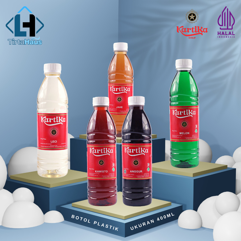 

[400ml] Kartika Sirup Aneka Rasa Segar Pilihan Keluarga Cocok untuk Acara & Sehari-hari