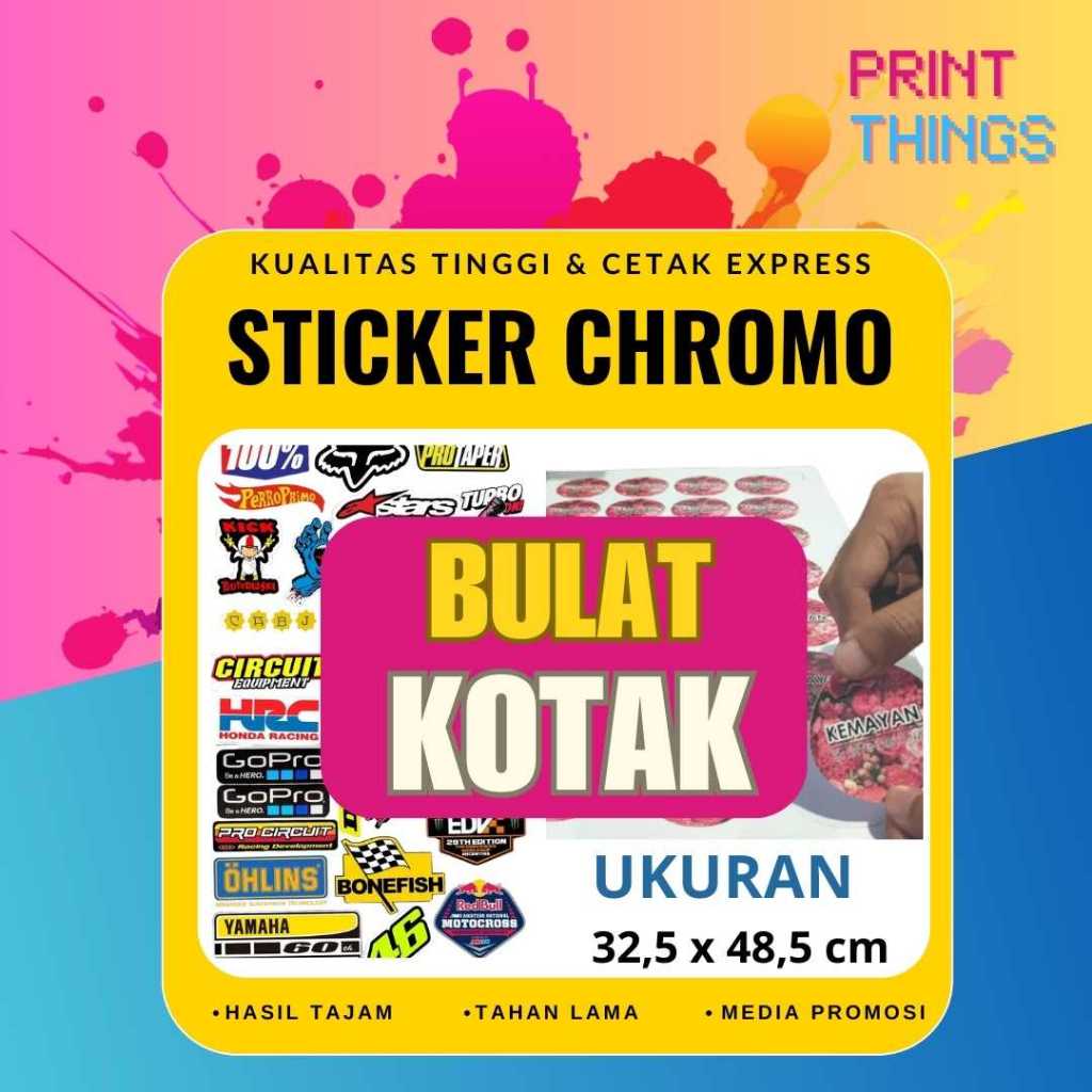 

PROMO STIKER BONTAC/CHROMO & CUT A3 MURAH | BULAT & KOTAK | CETAK STIKER | LABEL KEMASAN MAKANAN & MINUMAN | EXPRESS | SAME DAY | UMKM |