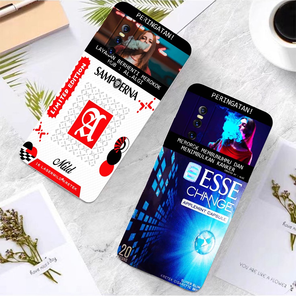 Softcase Untuk Vivo V15 Pro - Softcase Gambar Fashion Printing { Rokok Limited Edition Terbaru } - P