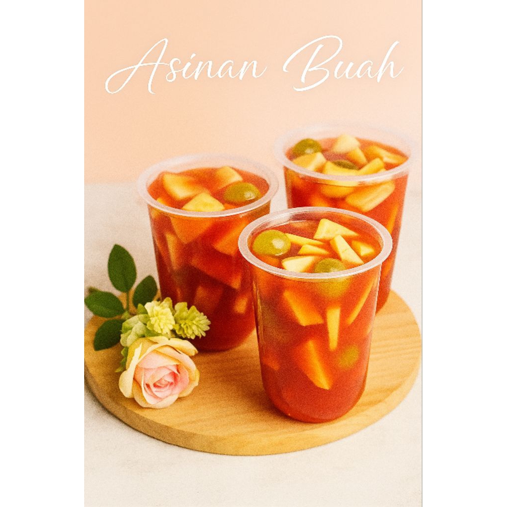 

Asinan Buah Gelas Cup Oz 16 Isian Full