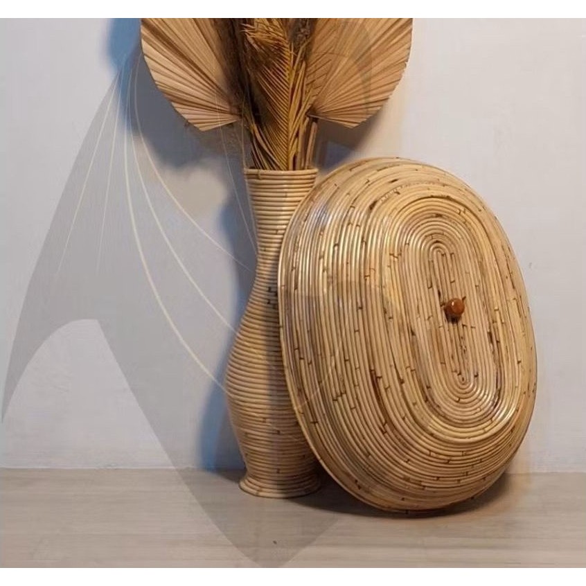 Tudung saji rotan / tudung saji rotan alami? tudung saji minimalis/ tudung saji oval jumbo