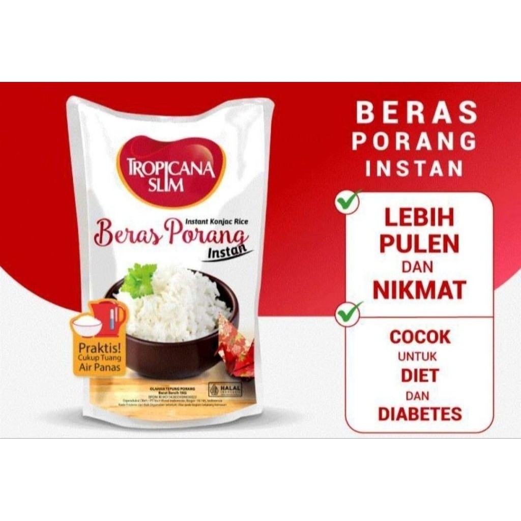 

TROPICANA SLIM BERAS PORANG INSTAN 1KG
