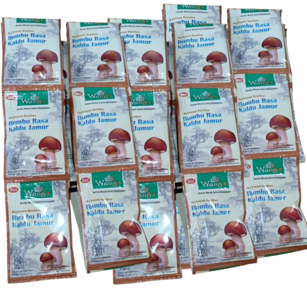 

Kaldu Jamur Wang's 1 Dus 10 Pack 240 Sacet - Kuah - Soup Mushroom Sayur