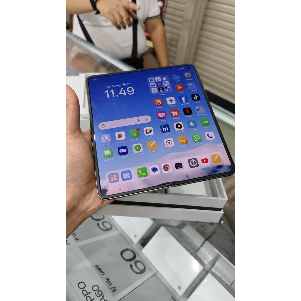 oppo find N5 ram 16/512 fullset