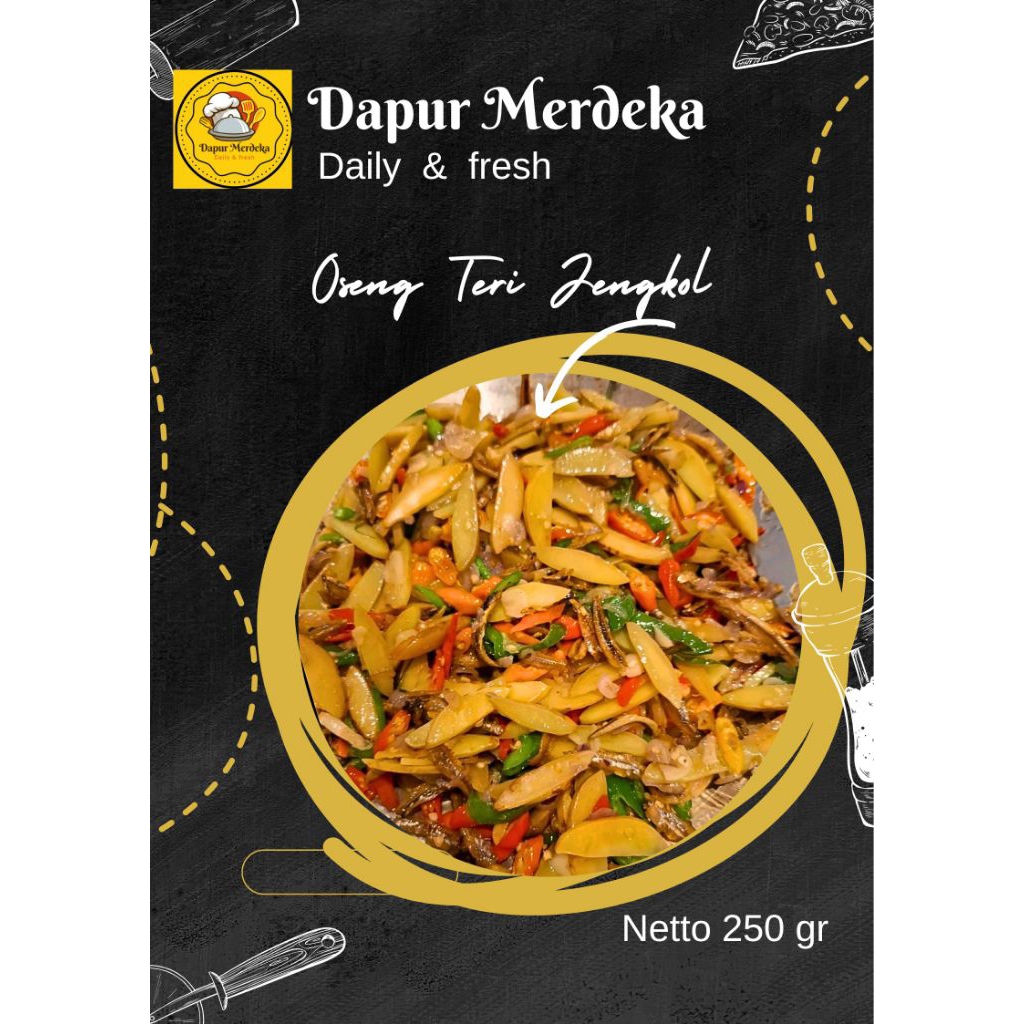 

OSENG TERI JENGKOL BERAT 250 GRAM