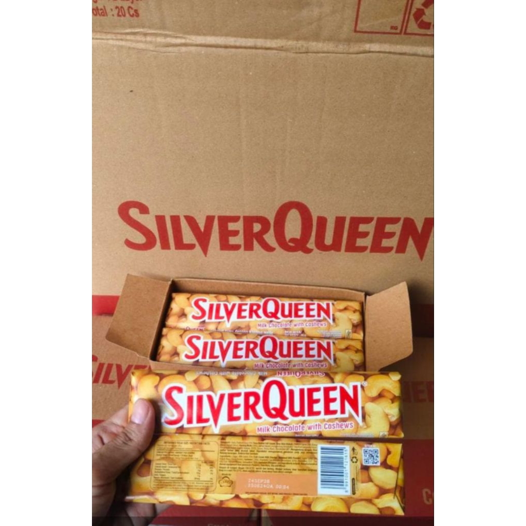 

silverQueen 58 dan silverqueen chucky 85 gram