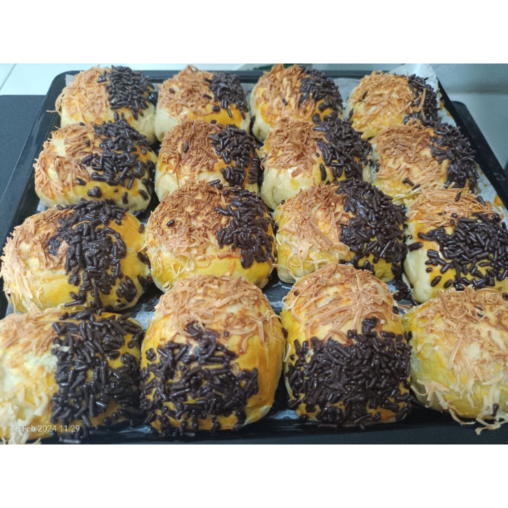 

Pisang bolen coklat jumbo
