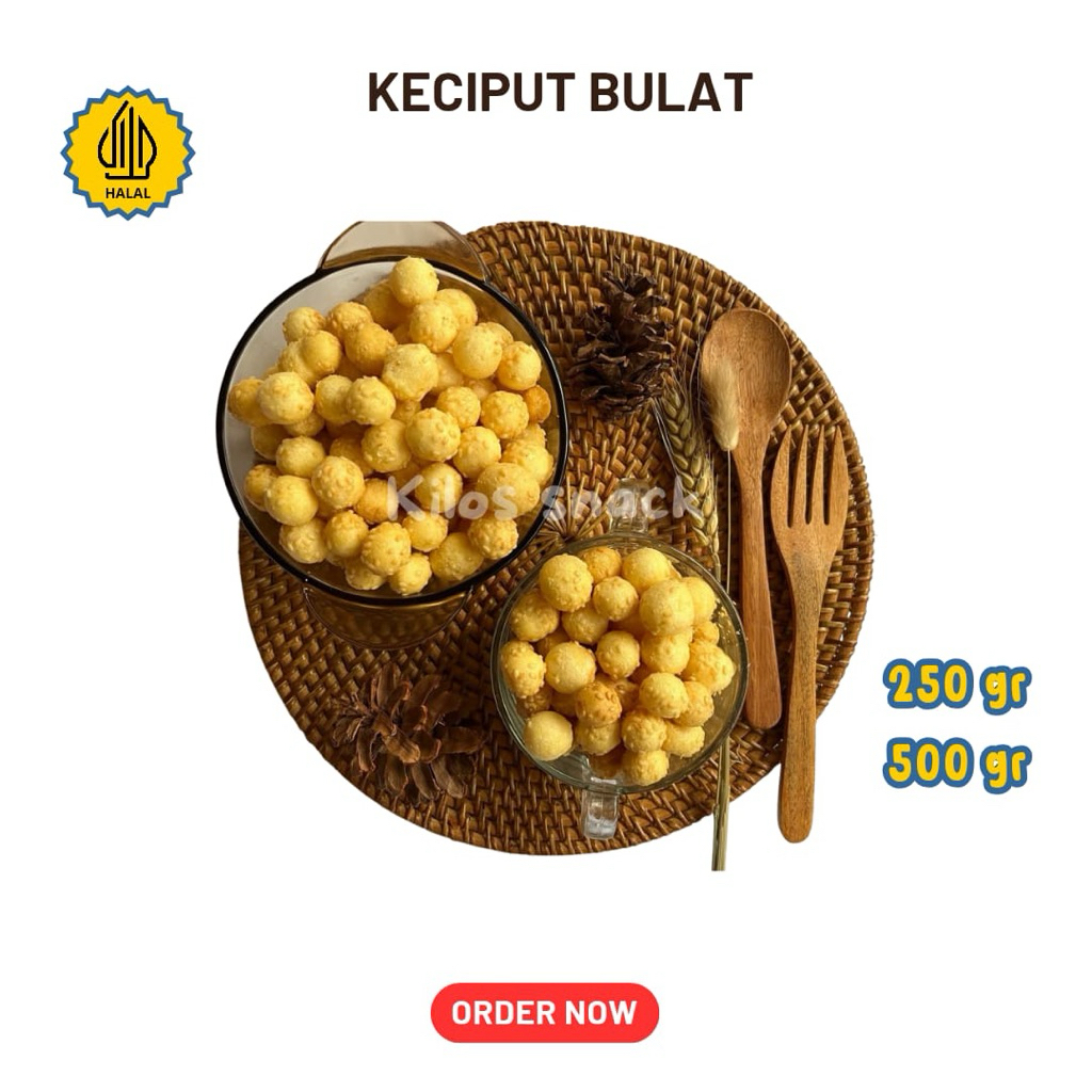 

keciput bulat rasa manis gurih renyah