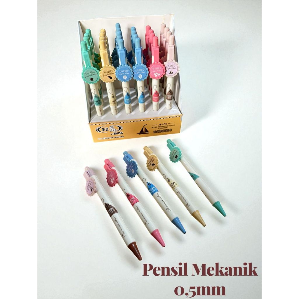 

Pencil Mekanik Karakter Lucu 0,5mm Unlimited Pencil Pensil Tanpa Rautan Pensil Sekolah Upgrade Pencil 04