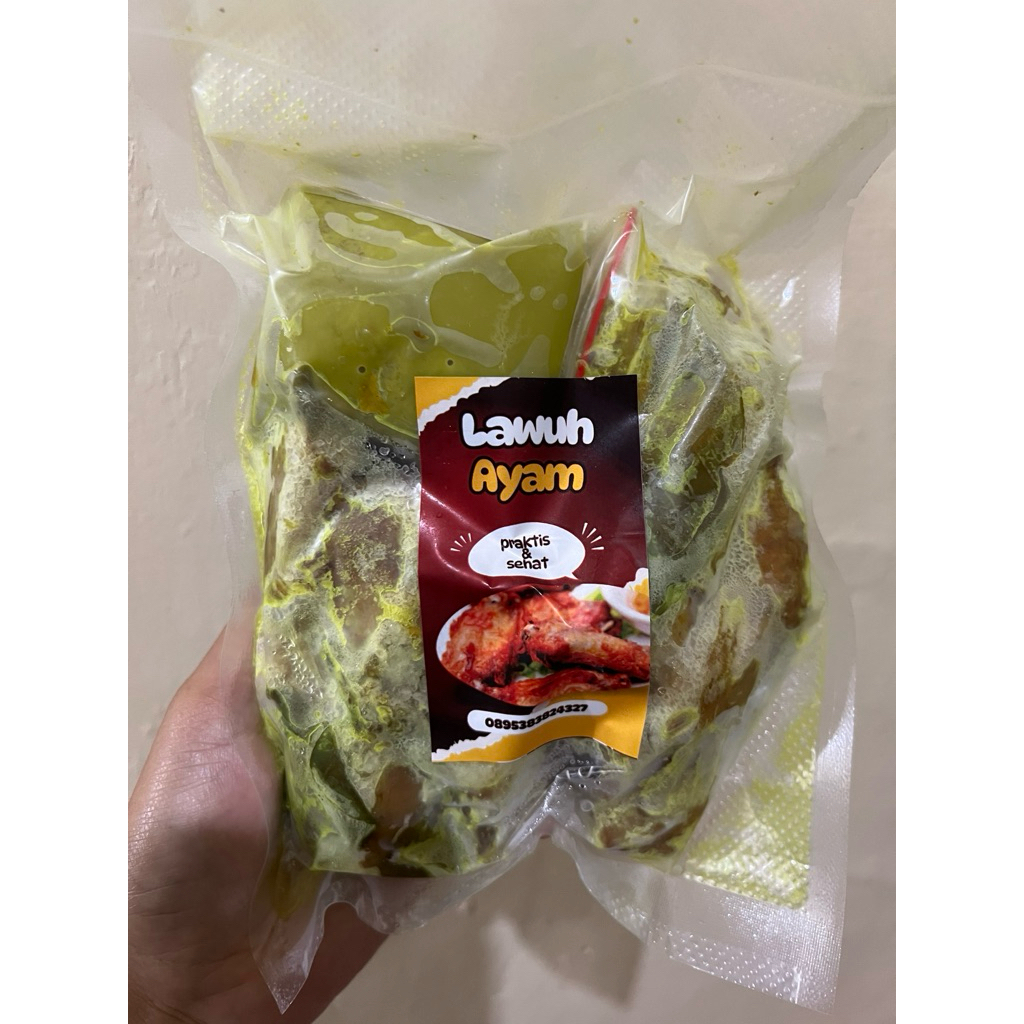 

lawuh ayam dengan sambal ijo