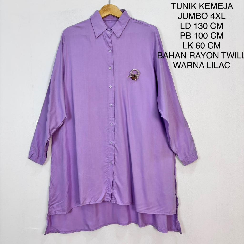 Tunik Jumbo Ld 130 Cm Model Polos Kekinian